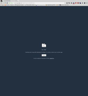 Chrome unresponsive
