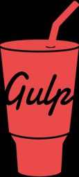 Gulp task runner logo