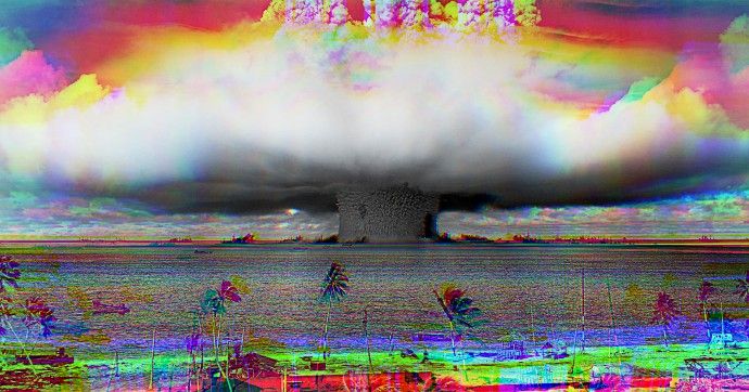 image of an atom bomb exploding